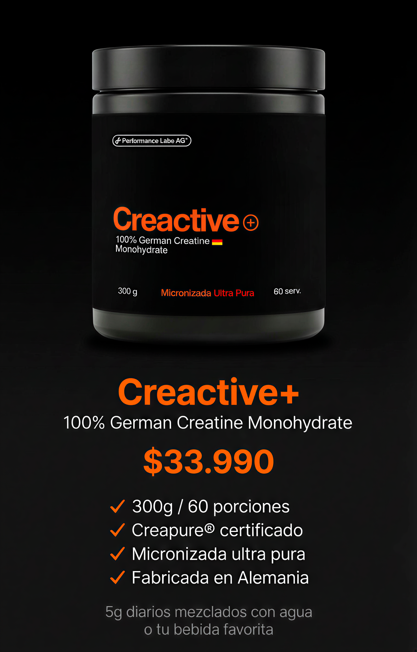 Creatina Creactive+